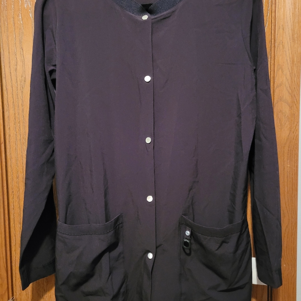 Lynx- Long sleeve , Button up Scrub top